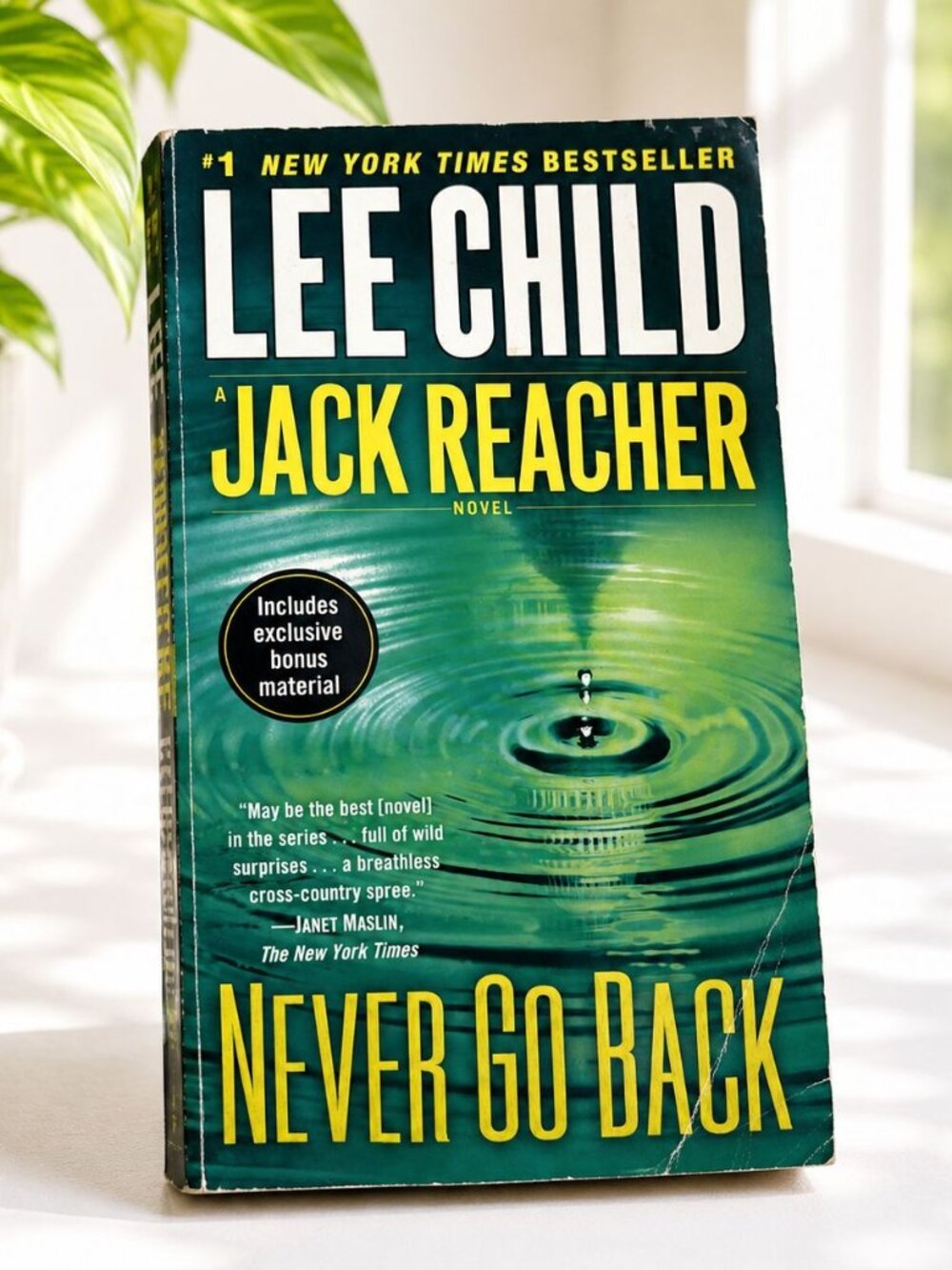 Lee Child Never Go Back Jack Reacher #18 2014 Paperback Action Thriller Novel